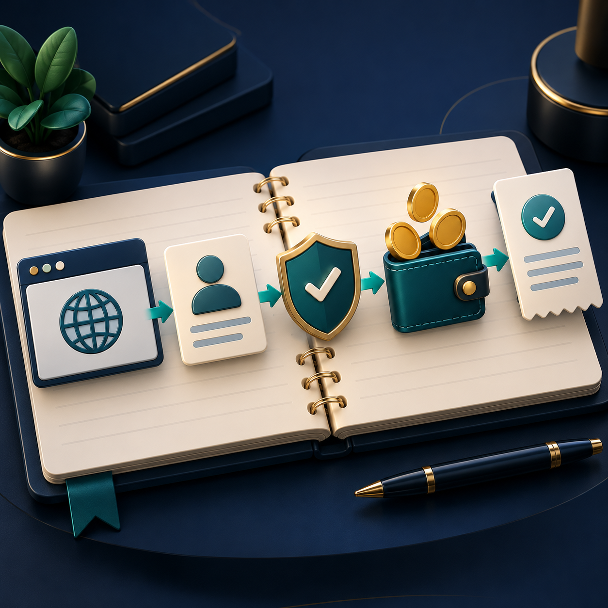 Illustration of promotional credit, eligibility and terms checks