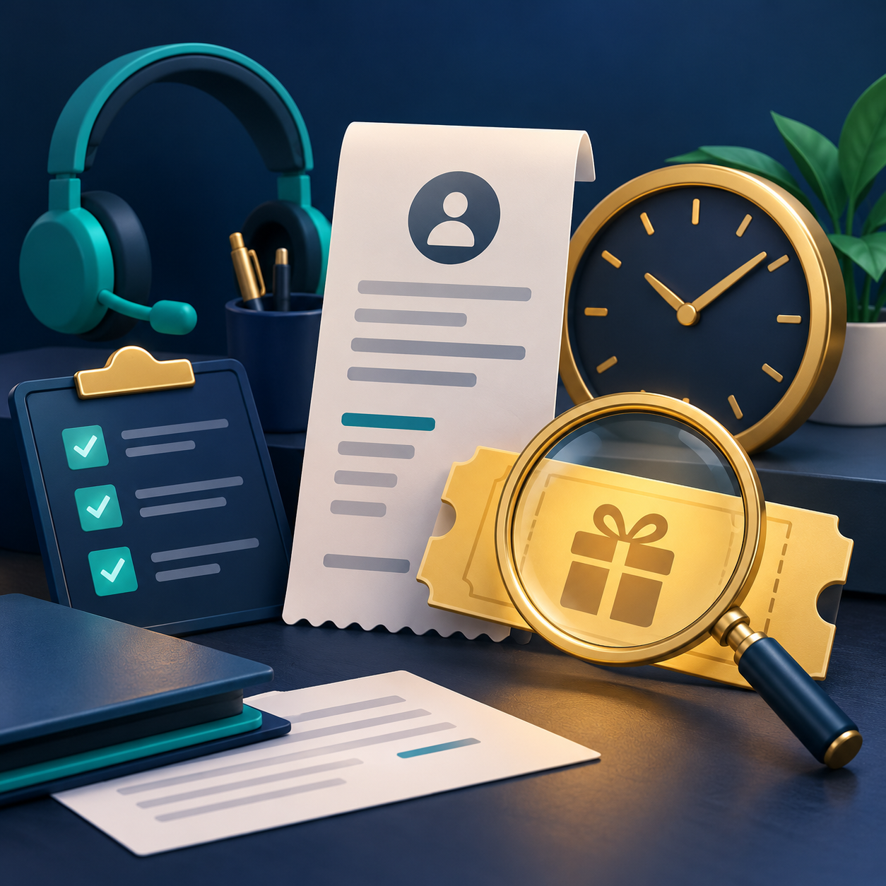 Illustration of promotional credit, eligibility and terms checks