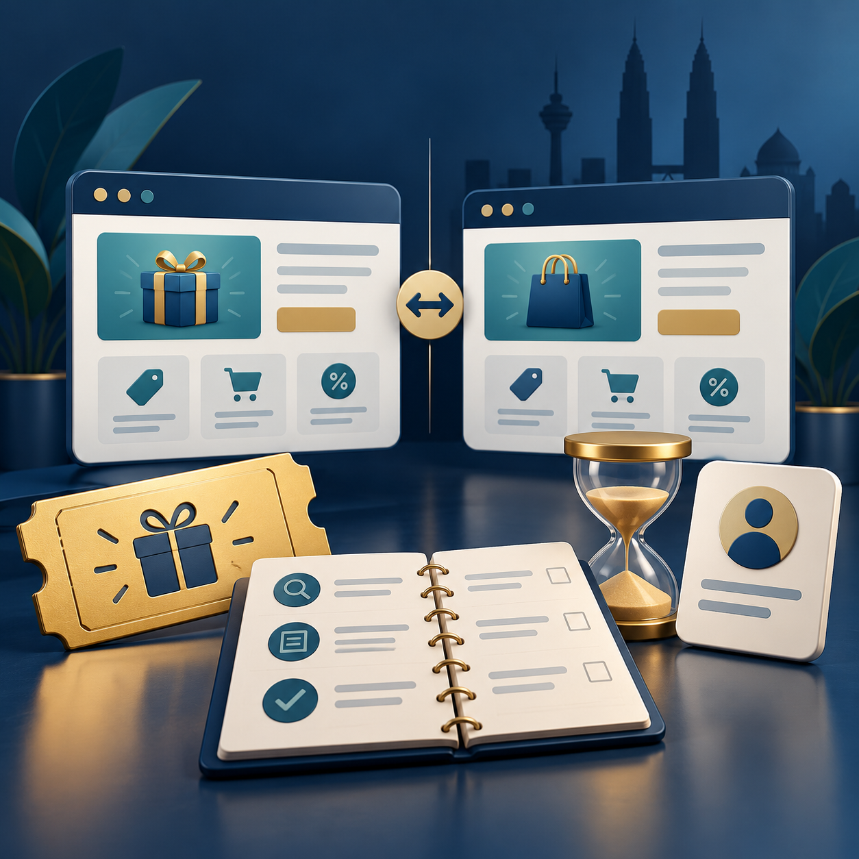 Illustration of promotional credit, eligibility and terms checks