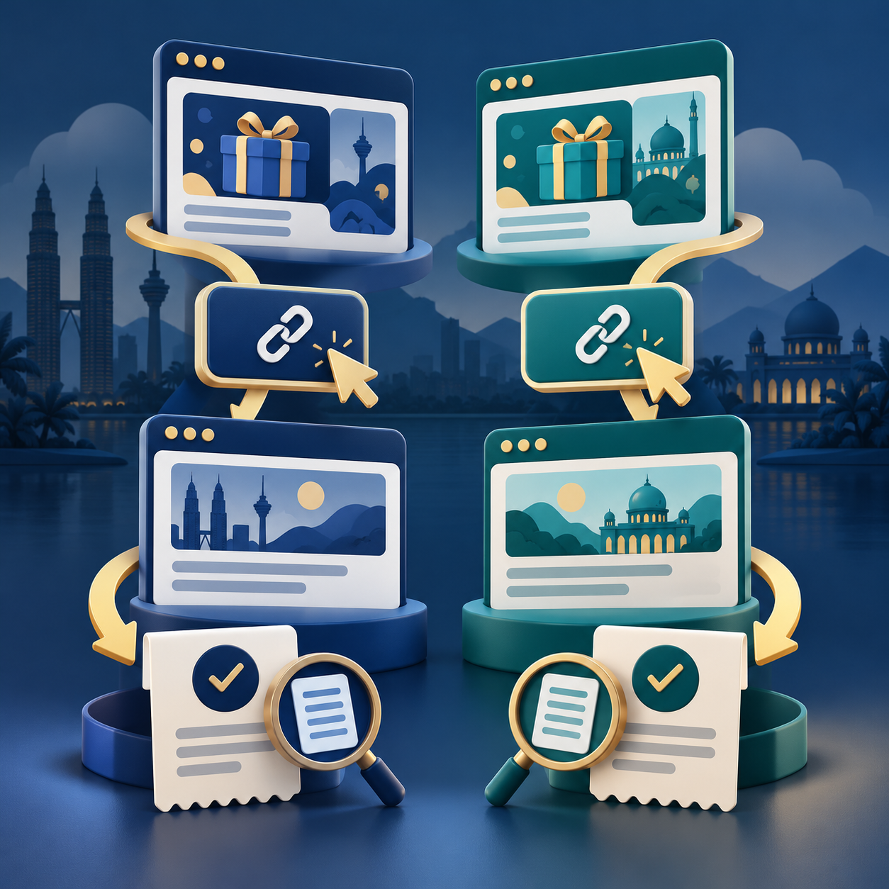 Illustration of promotional credit, eligibility and terms checks