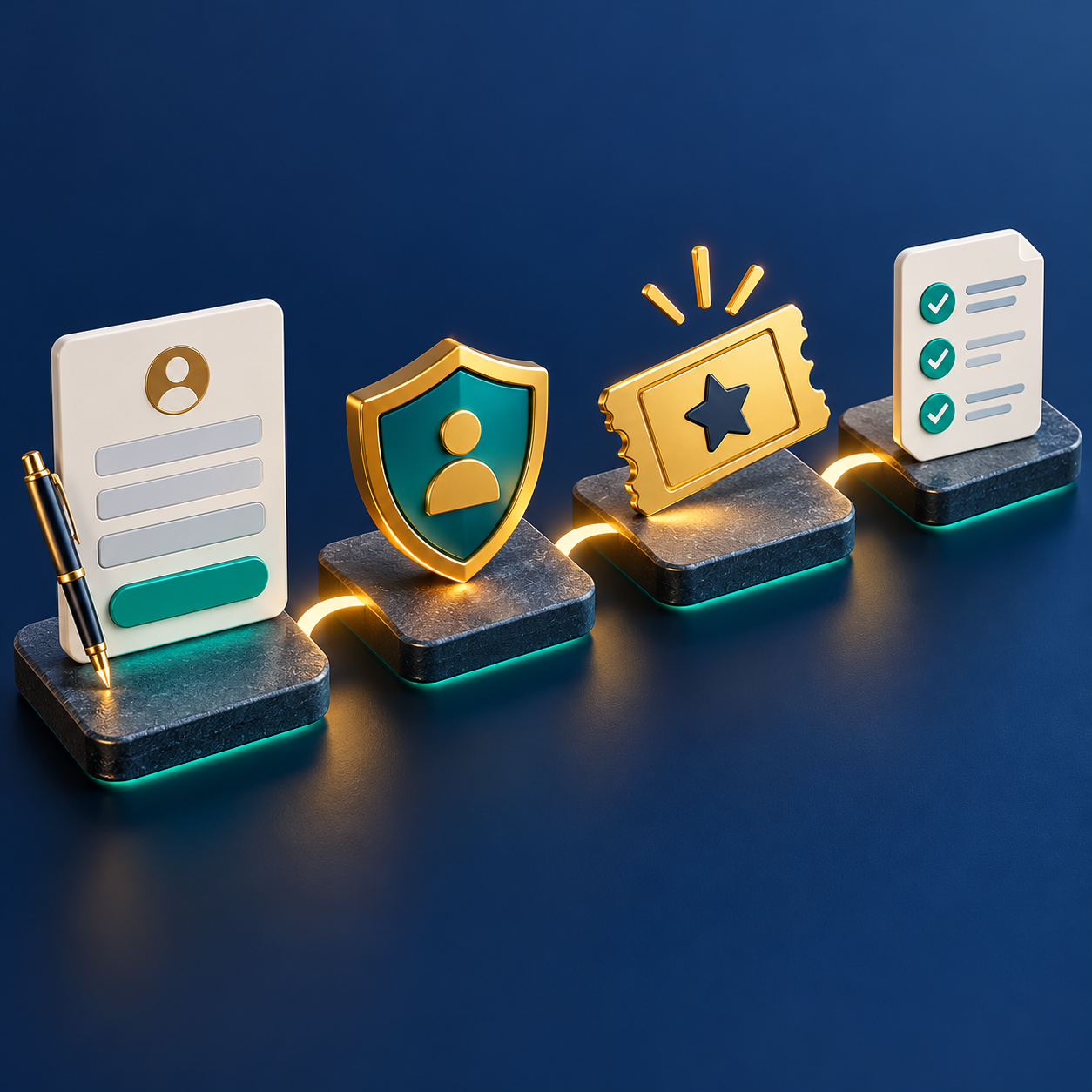Illustration of promotional credit, eligibility and terms checks
