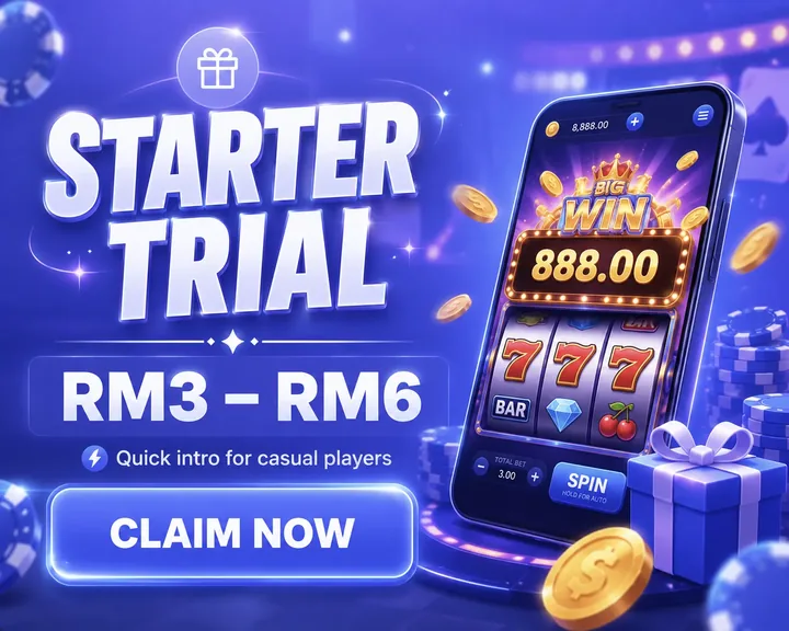 Starter Trial — RM3 to RM6, quick intro for casual players